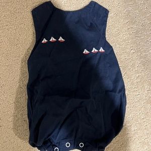 Carriage Boutique navy sailboats bubble- 9m
